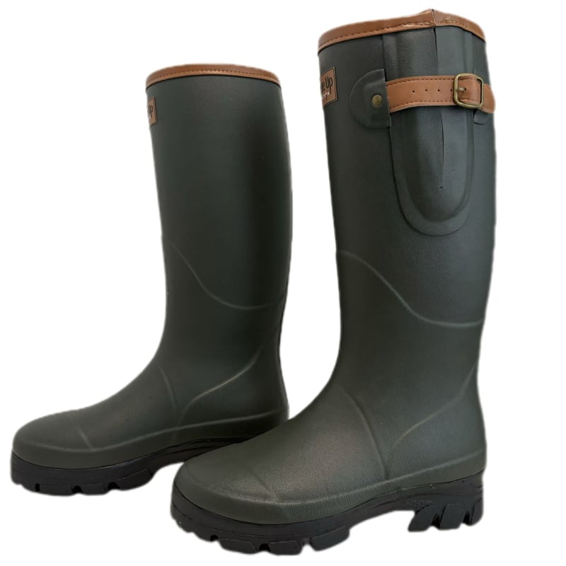 Gumene čizme za kišu od kaučuka, visok vrat, kopča, unisex, vodootporne, protuklizne