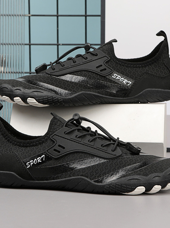 Речни обувки за водни преходи с петопръстен дизайн, нисък връх, EVA средна подметка и антихлъзгаща гумена подметка