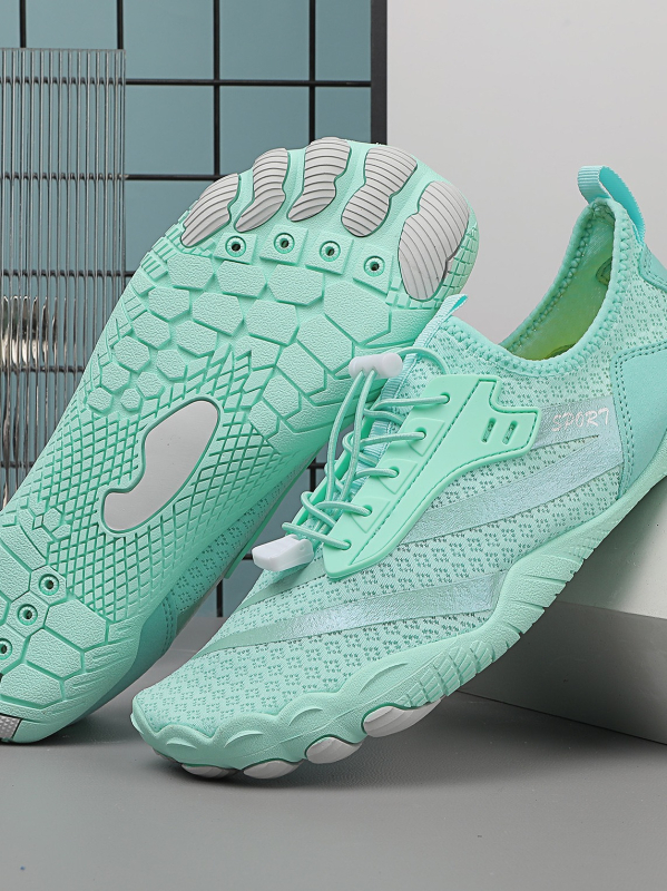 Речни обувки за водни преходи с петопръстен дизайн, нисък връх, EVA средна подметка и антихлъзгаща гумена подметка