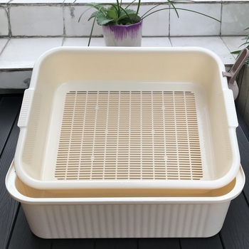 PVC Διπλού Επιπέδου Κουτί Γάτας με Έλεγχο Οσμών – κατάλληλο για γάτες, κουνέλια και χελώνες