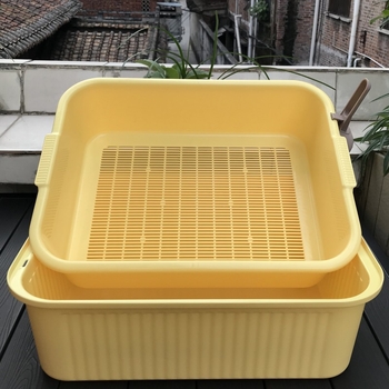 PVC Διπλού Επιπέδου Κουτί Γάτας με Έλεγχο Οσμών – κατάλληλο για γάτες, κουνέλια και χελώνες