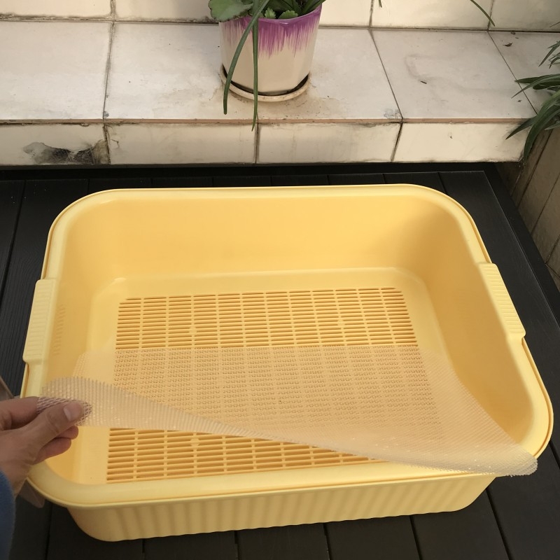 PVC Διπλού Επιπέδου Κουτί Γάτας με Έλεγχο Οσμών – κατάλληλο για γάτες, κουνέλια και χελώνες