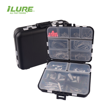 Ribolovni pribor: set olovnih glava, udica, tegovi, perle i distancijske perle; brend Ailuya; porijeklo Kina.