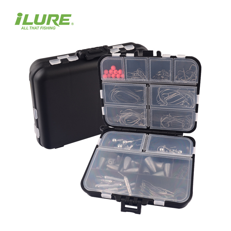 Ribolovni pribor: set olovnih glava, udica, tegovi, perle i distancijske perle; brend Ailuya; porijeklo Kina.