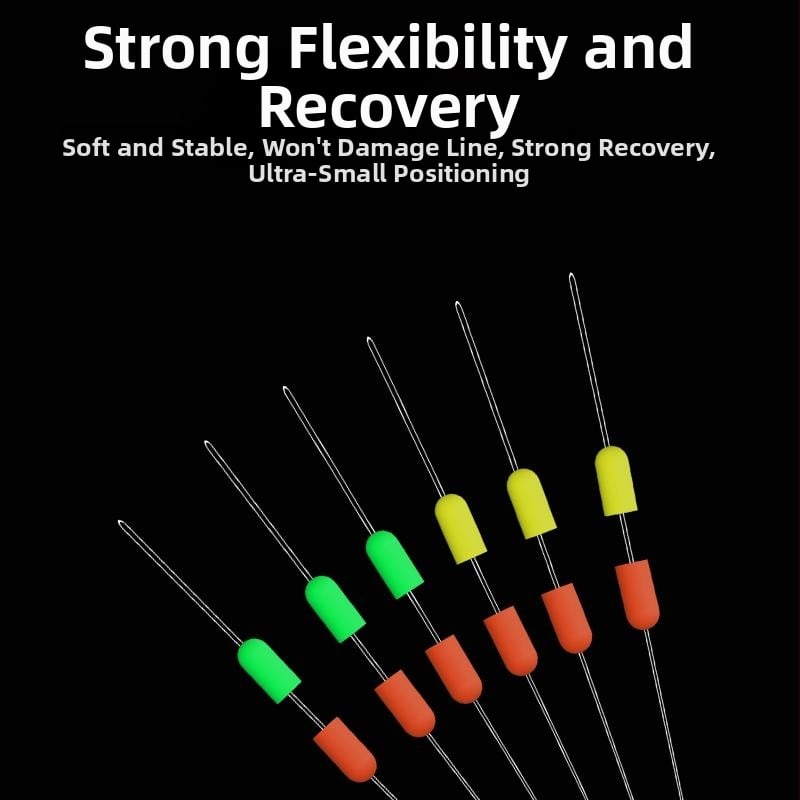 Puuvillane kalastusliini komplekt koos libisevate ujukatega, puuvillaste sõlmedega, kahekordsete vahekaroliinidega pikkade visete jaoks, kahekordsed positsioneerimise lukud — Materjal: siidilill; Pärinemine: Muu