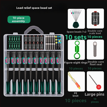 Souls Space Bean set za ribarsku liniju – Posebna inačica s dvostrukim jezgrom pluta, dizajn s osam prstena i PE čvorovi