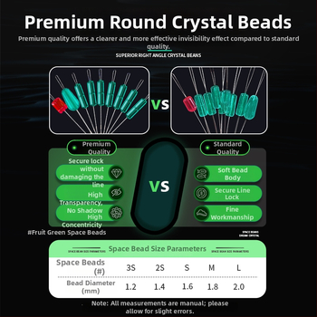 Σετ Space Bead - Ολοκληρωμένο κιτ κύριας γραμμής για άγρια αλιεία και εξοπλισμό αλιείας (Υλικό: Μεταξωτό λουλούδι; Προέλευση: Άλλο)