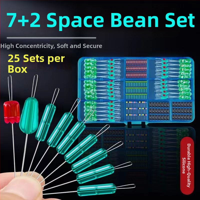 Kosmisko pērļu komplekts - Pilns galvenās līnijas komplekts brīvai zvejai un makšķerēšanas piederumiem (Materiāls: zīda zieds; Izcelsme: Cits)