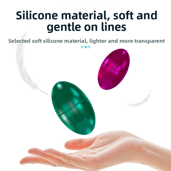 Silicone žvejybos karolių rinkinys – olivinės formos, užsegami dideli karoliukai jūrinei žvejybai (Medžiaga: Silikonas)