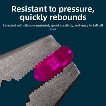 Silicone žvejybos karolių rinkinys – olivinės formos, užsegami dideli karoliukai jūrinei žvejybai (Medžiaga: Silikonas)