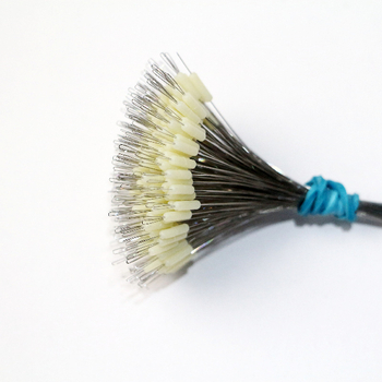 Silikoniniai karoliukai žvejybai, cilindriniai, 300 vnt.