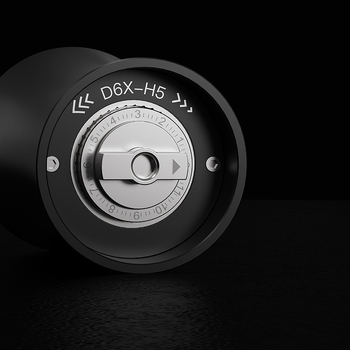 DHPO kézi kávédaráló CNC őrlőmaggal, Space alumínium test, retro fényű luxus stílus, modell D6x-h