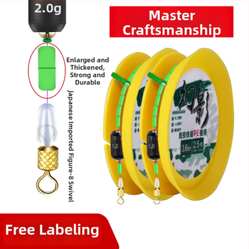 Hlavná rybárska šnúra z nylonu — super pevná, balenie 100, OEM k dispozícii, značka Fishing Rudder