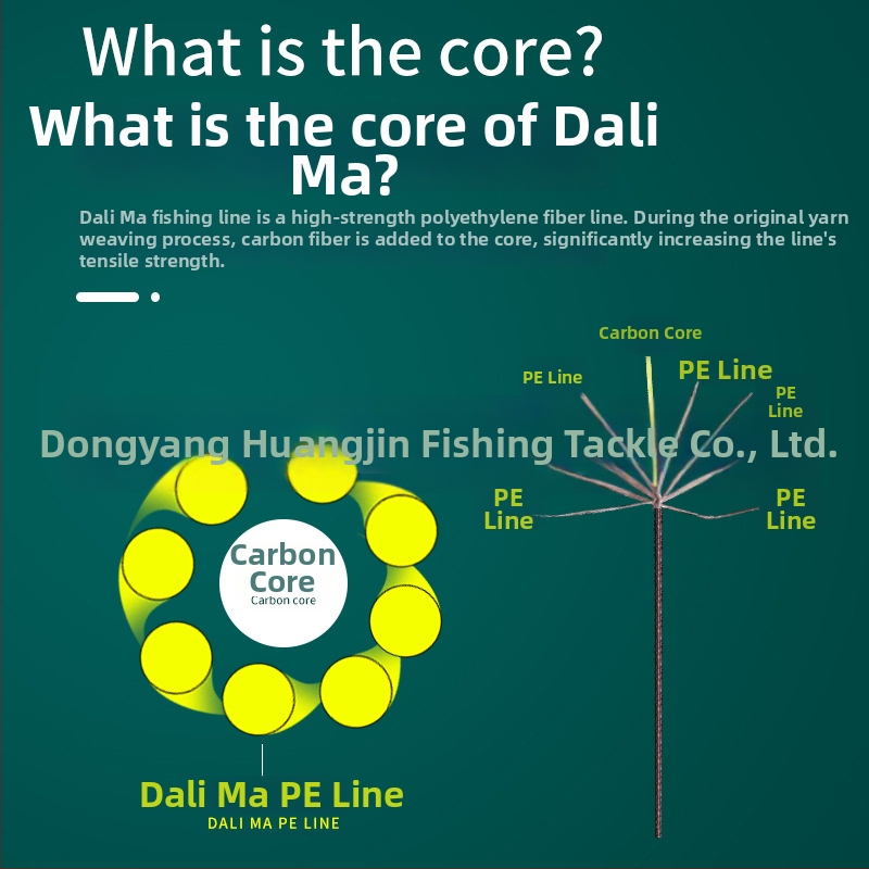 HJ PE horgász zsinór – 100 lb szakítószilárdság, Sub-line