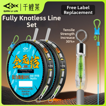 Thousand Carp Sada hlavnej rybárskej línie bez uzla — nylon, extrémne pevná, 10 cievok