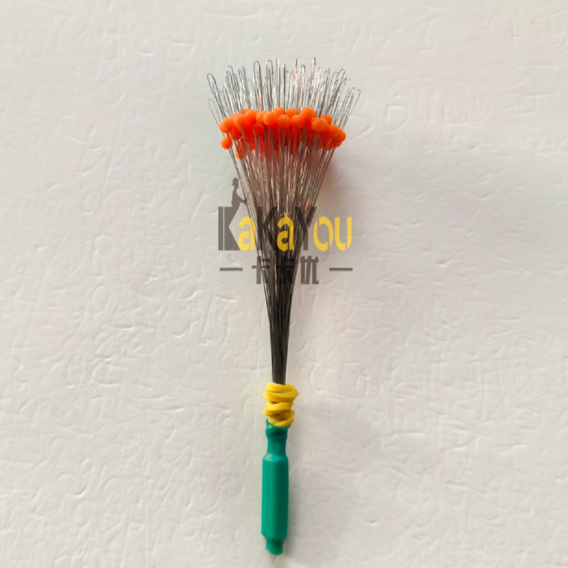 Silikonski set za ribolovnu liniju s kosmičnim perlama, perlama visoke vidljivosti, priborom za ribolov u teku, sferično fluorescirajući elementi