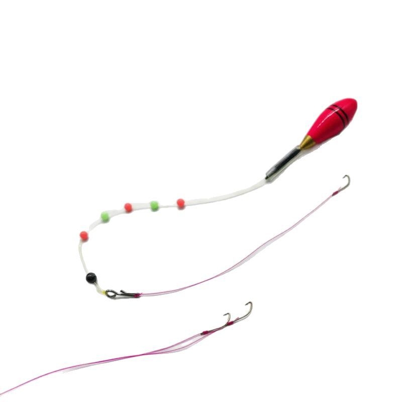 Silikonski set za ribolovnu liniju s kosmičnim perlama, perlama visoke vidljivosti, priborom za ribolov u teku, sferično fluorescirajući elementi