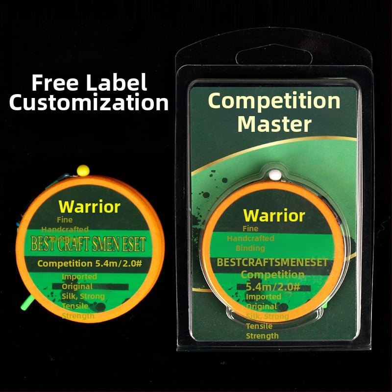 Dėžėje pakuotas pagrindinės linijos rinkinys, nailonas, silikoniniai priedai, Black Pit