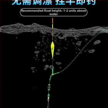 Žvejybos linijų rinkinys su dvigubais kabliukais ir auksine apdaila, medžiaga: šilkinė gėlė, ilgis 3,6 m, upės žvejybai
