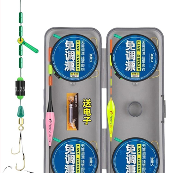 Žvejybos linijų rinkinys su dvigubais kabliukais ir auksine apdaila, medžiaga: šilkinė gėlė, ilgis 3,6 m, upės žvejybai