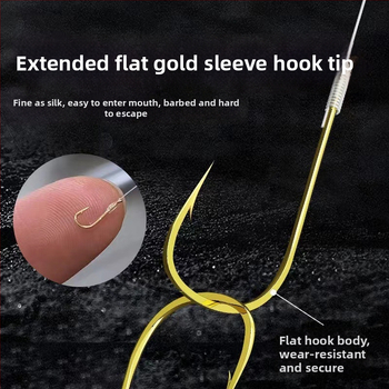 Upės žvejybos linijos komplektas su trimis plaukiojančiais kabliukais - pilnas komplektas