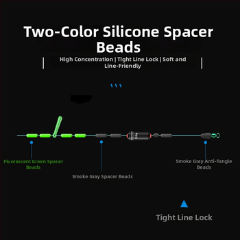 Roku darīts galvenās līnijas komplekts konkurences Tai-diao makšķerēšanai ar augstas izturības neilona līniju