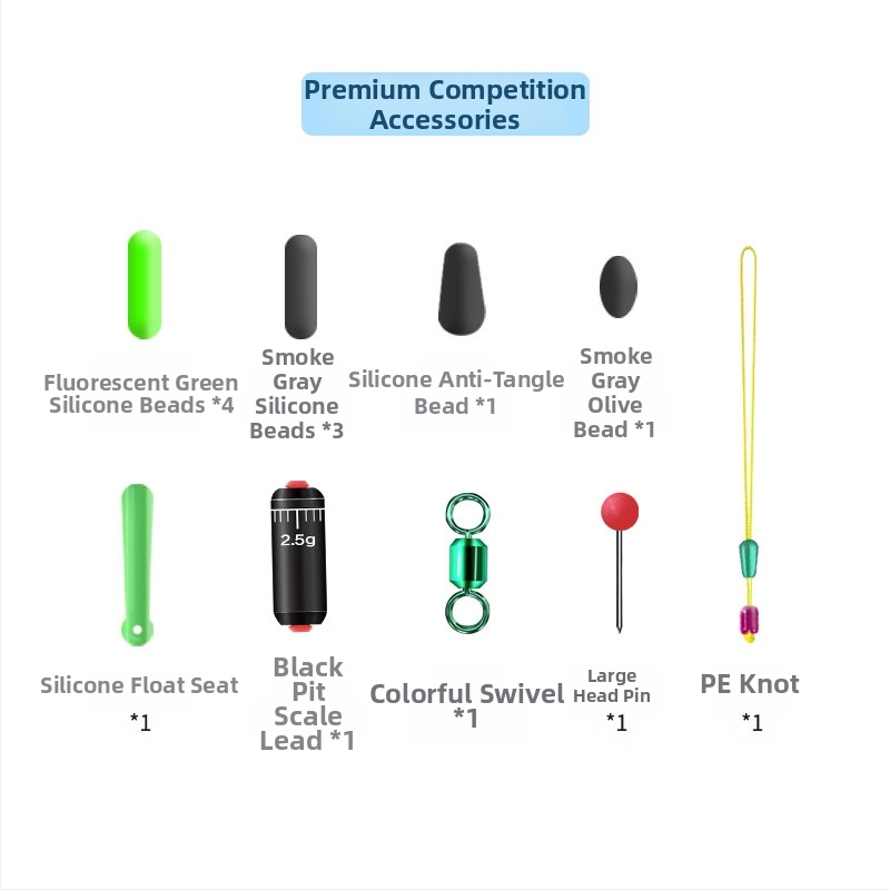 Roku darīts galvenās līnijas komplekts konkurences Tai-diao makšķerēšanai ar augstas izturības neilona līniju