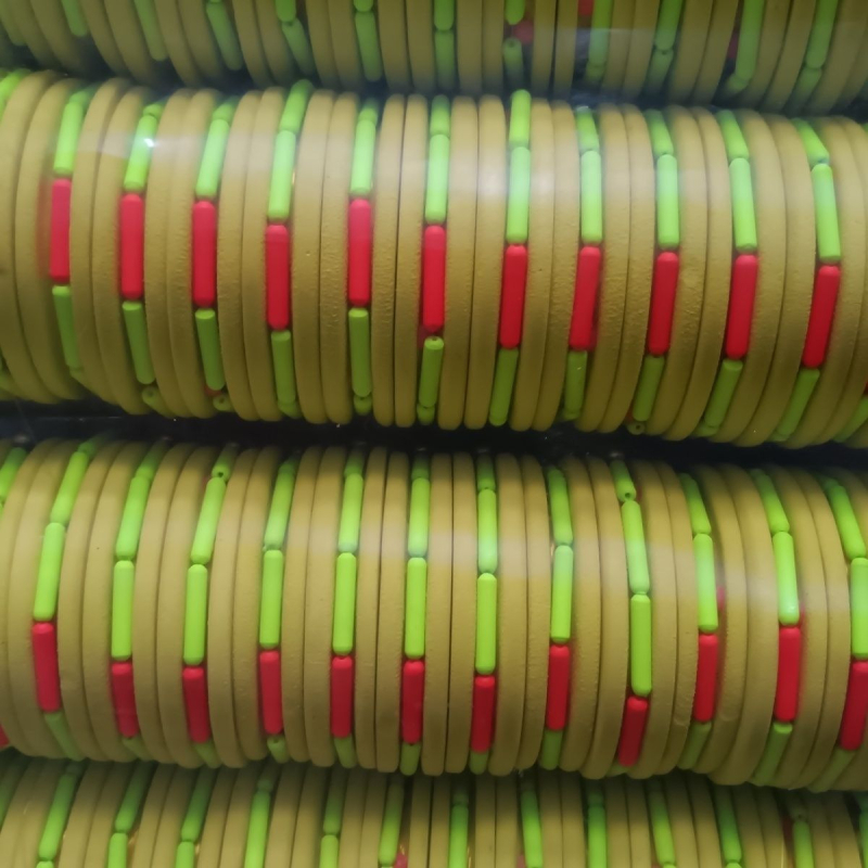 Set tradițional de unelte de pescuit cu plutitoare cu șapte stele, greutate din cupru, cârlig și fir; plutitor fără reglaj; Material: nylon; Lungime: 2,7 m