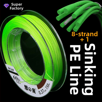 Angry Fish Linie principală PE, 8‑șnur împletit, 150 m, 20–220 lb