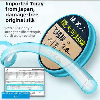 Pagrindinės žvejybos linijos rinkinys Black Pit, rankų darbo, PE sustiprintas, nailonas, ilgis 3.6 m