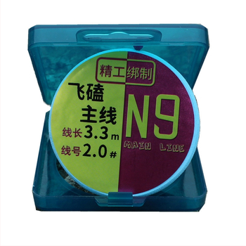 Pagrindinės žvejybos linijos rinkinys Black Pit, rankų darbo, PE sustiprintas, nailonas, ilgis 3.6 m