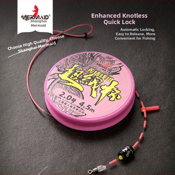 Mermaid be mazgų pagrindinės linijos rinkinys – nailonas, tinkamas upėms, ežerams ir užtvankoms; stiprus tempimas; lengvas išardymas