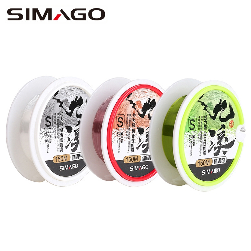 Pagrindinė žvejybos linija simago | Medžiaga: nailonas; Pakuotė: 5 plokštelės; Kategorija: žvejybos linija