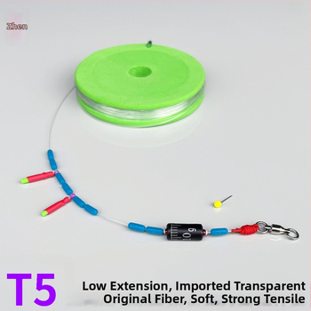 Pagrindinės linijos komplektas dideliems žuvims – nailono siūlai, iki 30 m, žvejyba Black Pit
