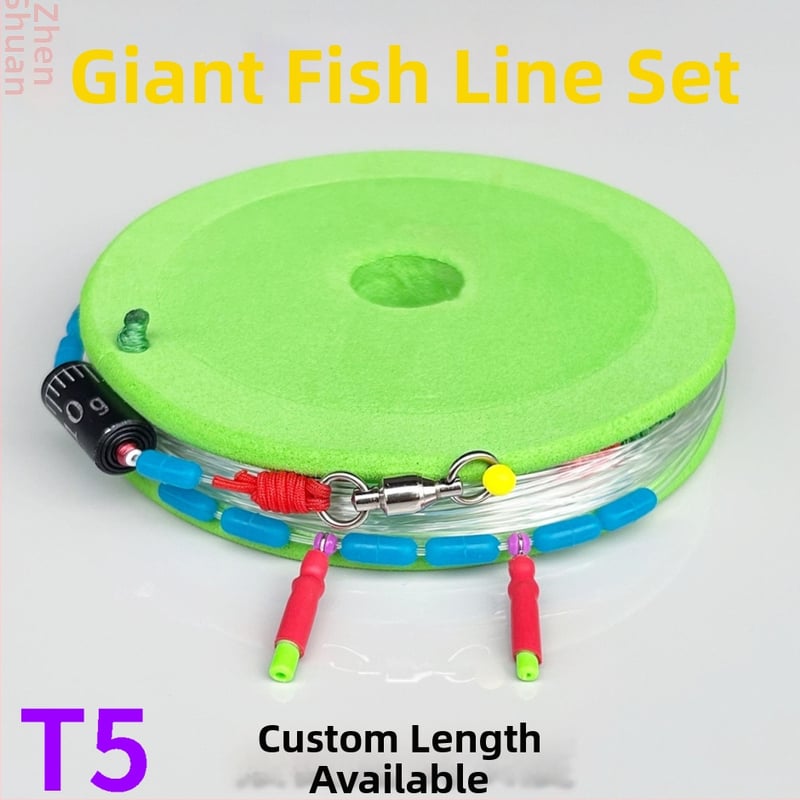 Pagrindinės linijos komplektas dideliems žuvims – nailono siūlai, iki 30 m, žvejyba Black Pit