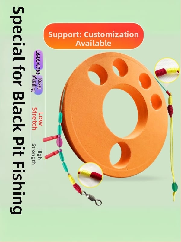 Žvejybos linijų rinkinys – nailono šilkas, 5,4 m, Black Pit, kilmė Huangchuan