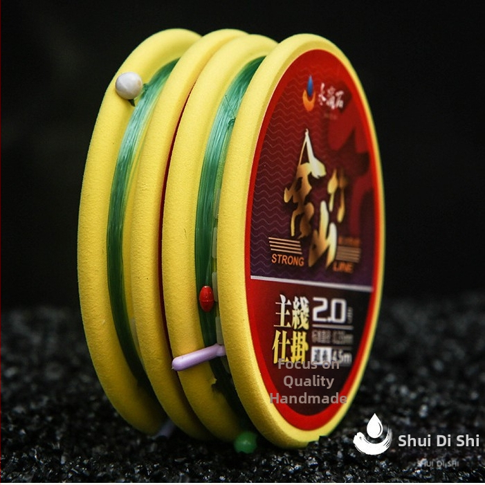 Pagrindinė žvejybos linija komplektas – nailonas, ilgis 3.6–7.2 m, skirtas rezervuaro žvejybai