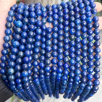 Prirodne labis lazuli rasute perle za DIY nakit, okrugle 4–16 mm, za narukvicu i ogrlicu, poluproizvodi