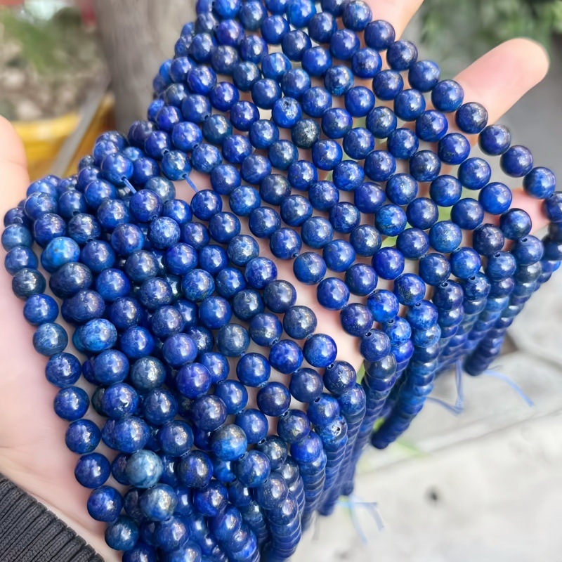 Prirodne labis lazuli rasute perle za DIY nakit, okrugle 4–16 mm, za narukvicu i ogrlicu, poluproizvodi