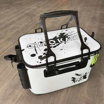 Kausa zivīm dzīvo zvejā – bieza EVA konstrukcija, izmantošana akmeņainā zvejā, aizsargājošs konteineris zivīm, makšķerēšanas piederumu soma