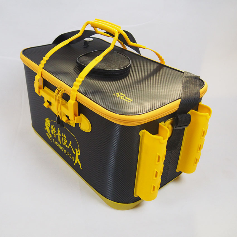 EVA makšķernieka grozs ar integrētu dizainu dzīviem zivīm, ārējā makšķerēšanas kutija, piemērots nūjai – Materiāls EVA, Svars 800 g