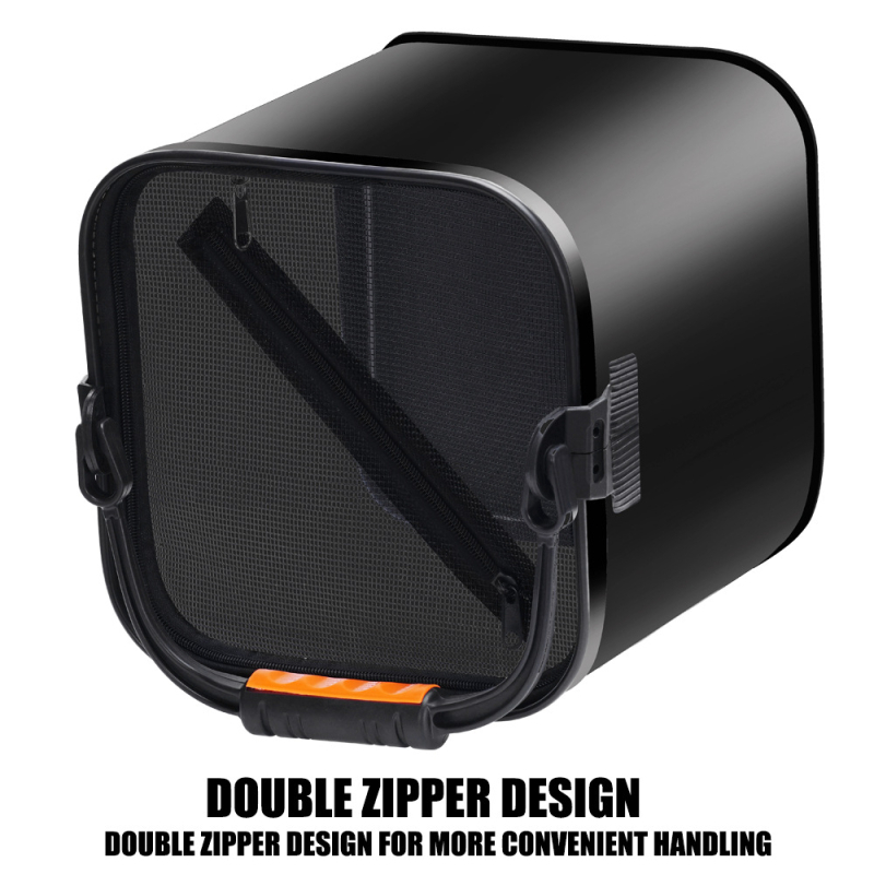 EVA tvertne dzīvajām zivīm ar tīklu, pārnēsājama un saliekama