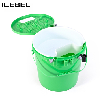 Makšķerēšanas spaiņa krēsls, daudzfunkcionāls, paplašināms, PP materiāls, 1,5 kg, ārējai lietošanai un kempingam