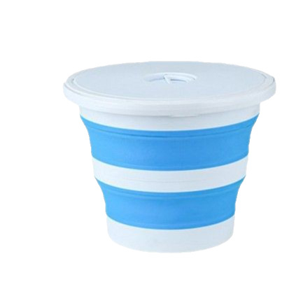 Saliekamais spainis dzīviem zivīm ar vāciņu, ārējai makšķerēšanai, liela ietilpība, no polipropolēna (PP)