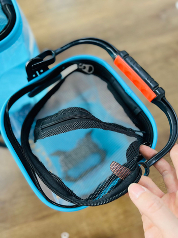 Skaidrus sulankstomas žuvų kibiras, EVA medžiaga, bendras svoris 0,2 kg