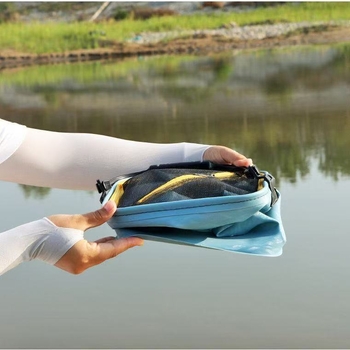 Galeată pliabilă pătrată pentru pescuit | Material: Adeziv moale | 1 buc.