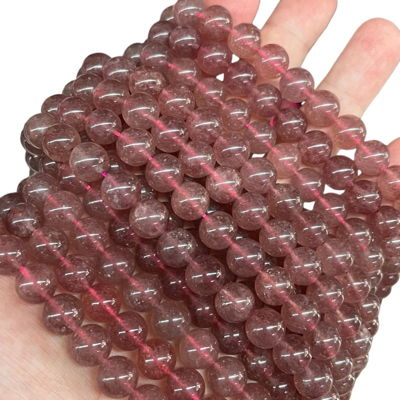 4–12 mm prirodne jagoda kristal pločaste perle za DIY nakit