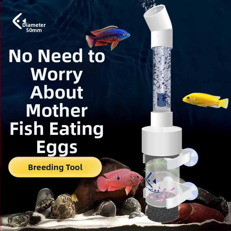 Kalade munemise inkubaator ainulaadse kujuga tsiklididele, akrüülkorpus, inkubatsioonifunktsioon, akvaariumi varustus, kaubamärk Yuer