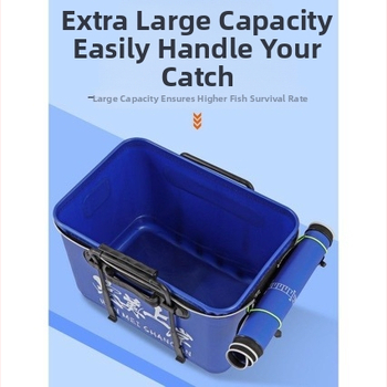 Žuvų kibiras EVA – vienos dalies, storos sienos, gyvų žuvų ir masalų laikymui