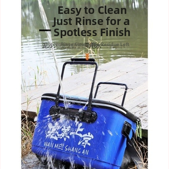 Žuvų kibiras EVA – vienos dalies, storos sienos, gyvų žuvų ir masalų laikymui